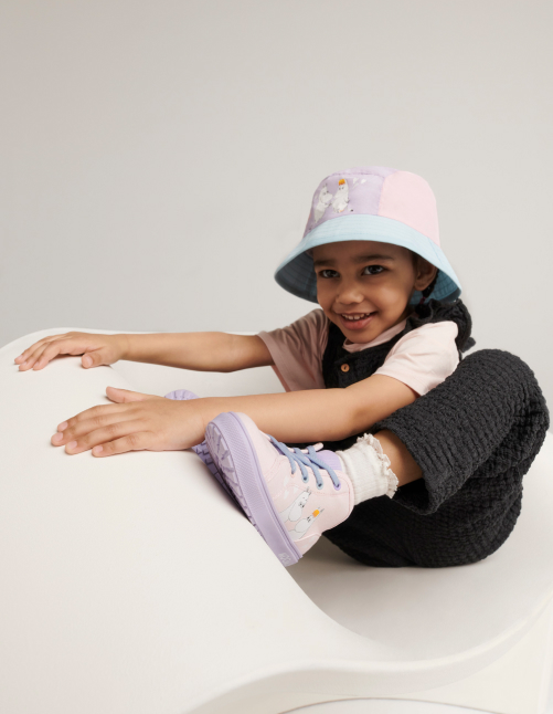 Kapelusz pastelowy niebieski