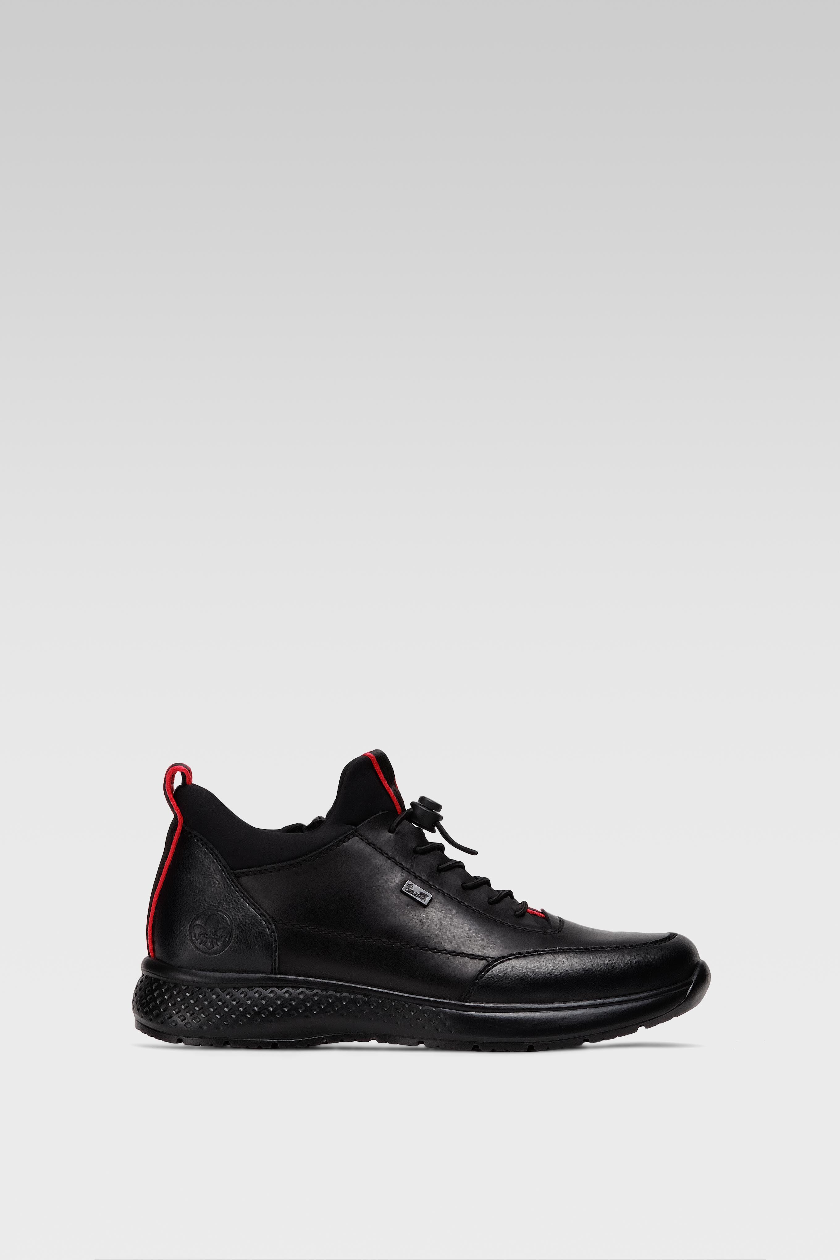 Półbuty Rieker B7693-00 Czarny - CCC.eu