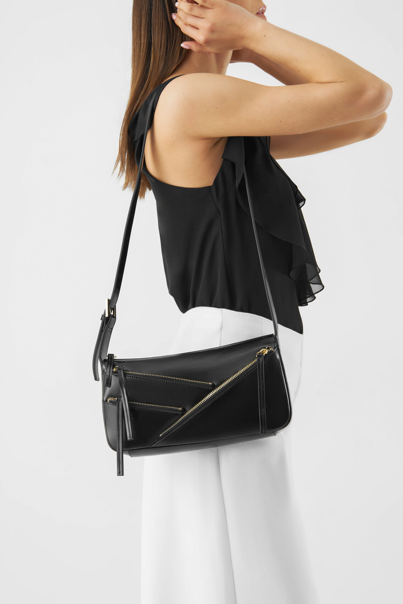 Сумка З Ремінцем Gino Rossi CS8948 ЧОРНИЙ - ccc.eu/ua