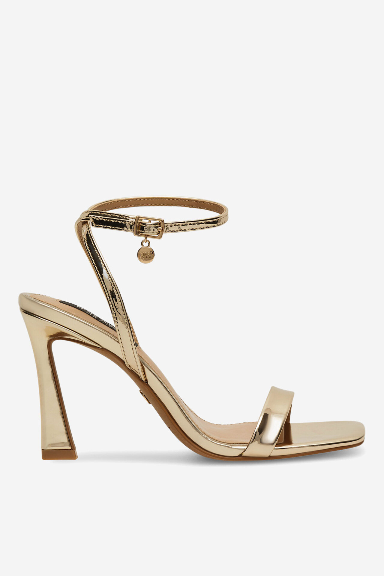 Sandały NINE WEST 123AL1713 Złoty - CCC.eu