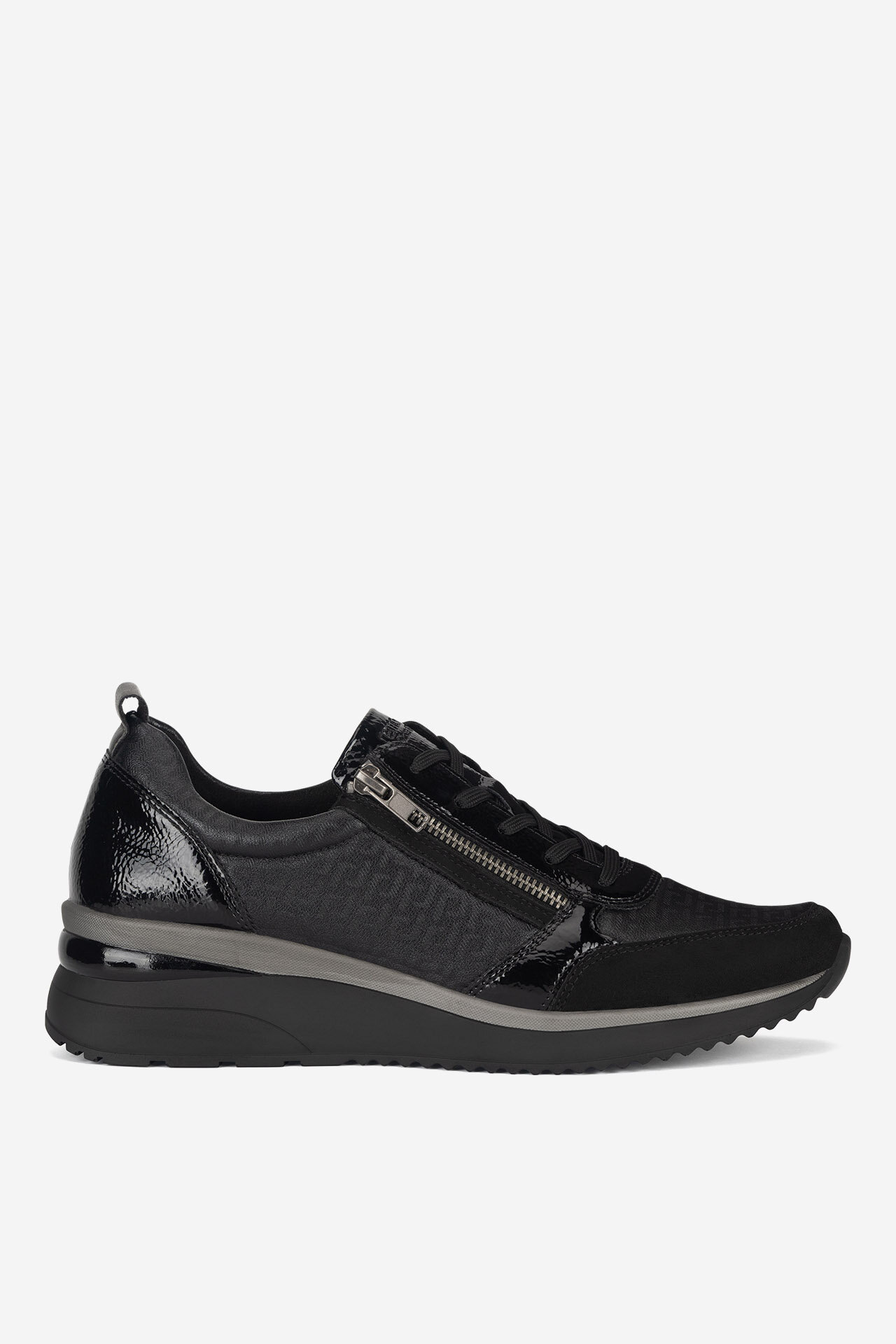Remonte D2401 Sneaker Donna Bassa Collezione Primavera-Estate | Nero, Comfort E Soletta Estraibile