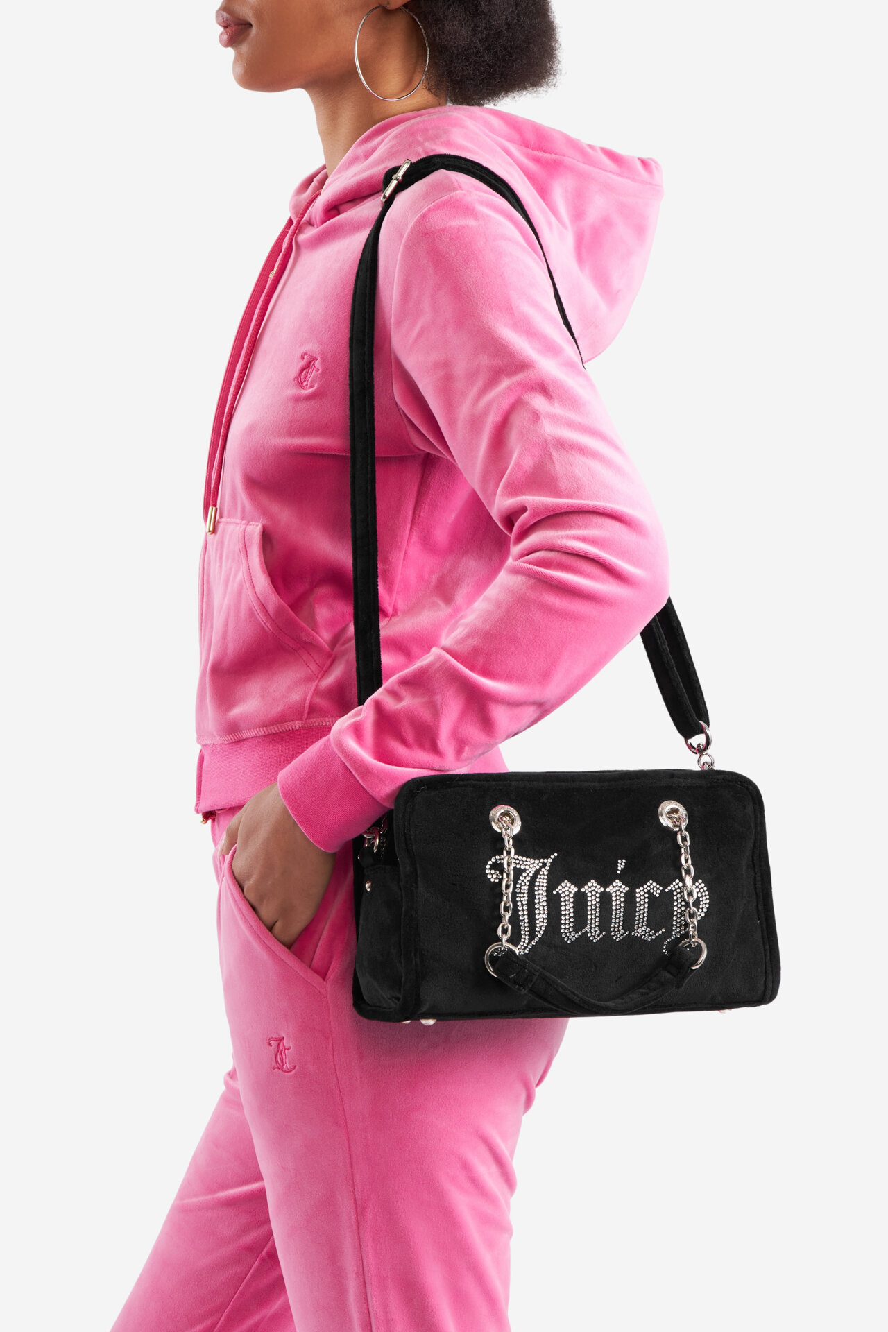 Torebka Juicy Couture BIJXT5465WPO Czarny - CCC.eu