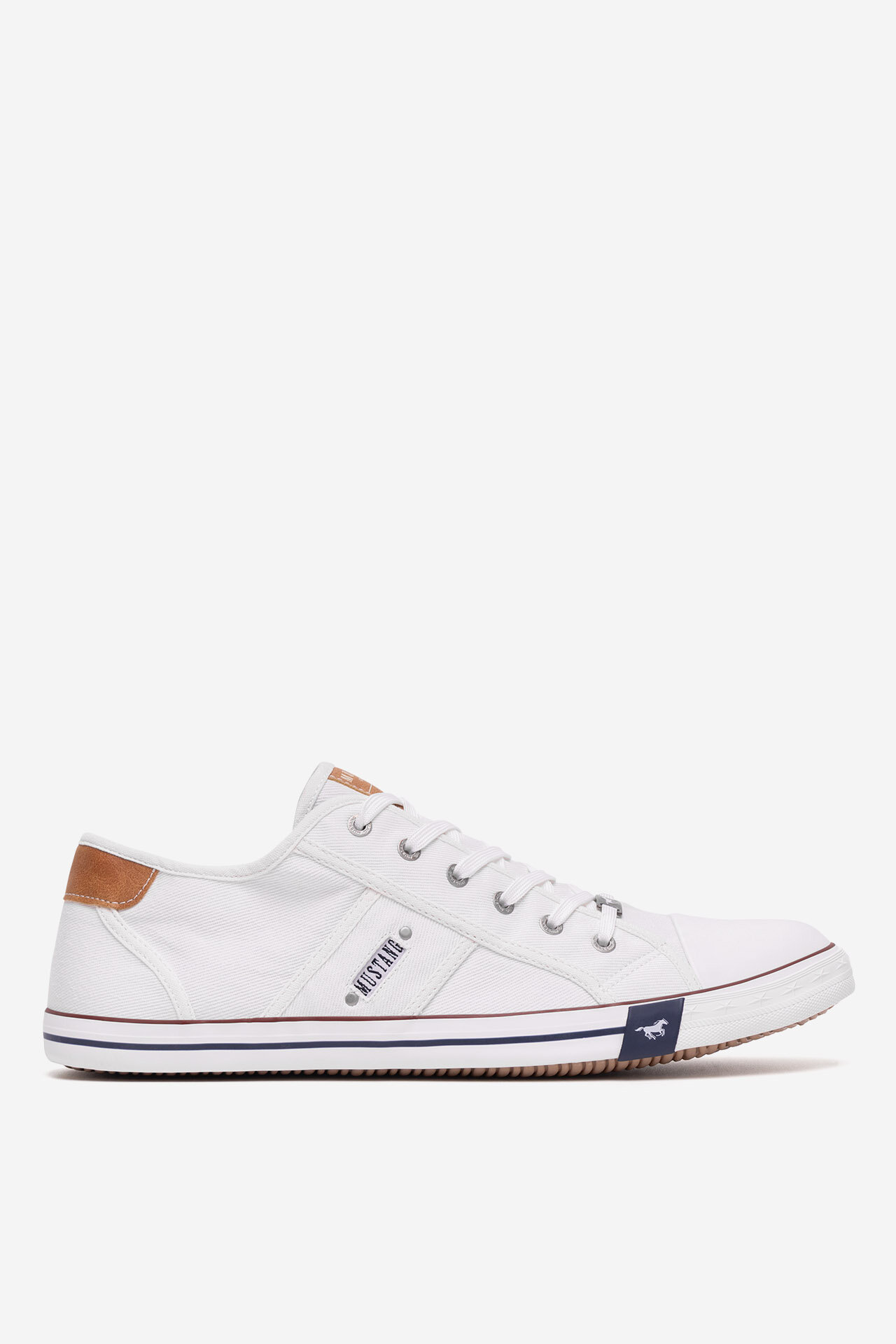 MUSTANG 4058-310 Scarpe Da Ginnastica Uomo - Sneakers Estive In Tessuto Leggero Con Suola In Gomma E Allacciatura