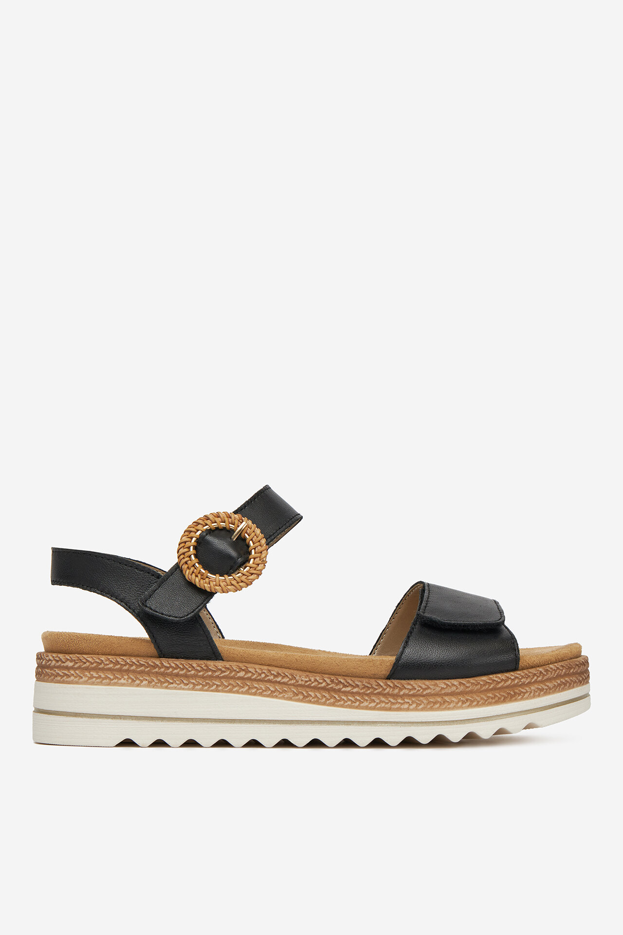 Hugues De Lille| Remonte nu pieds sandales d0q52 00 noir femme