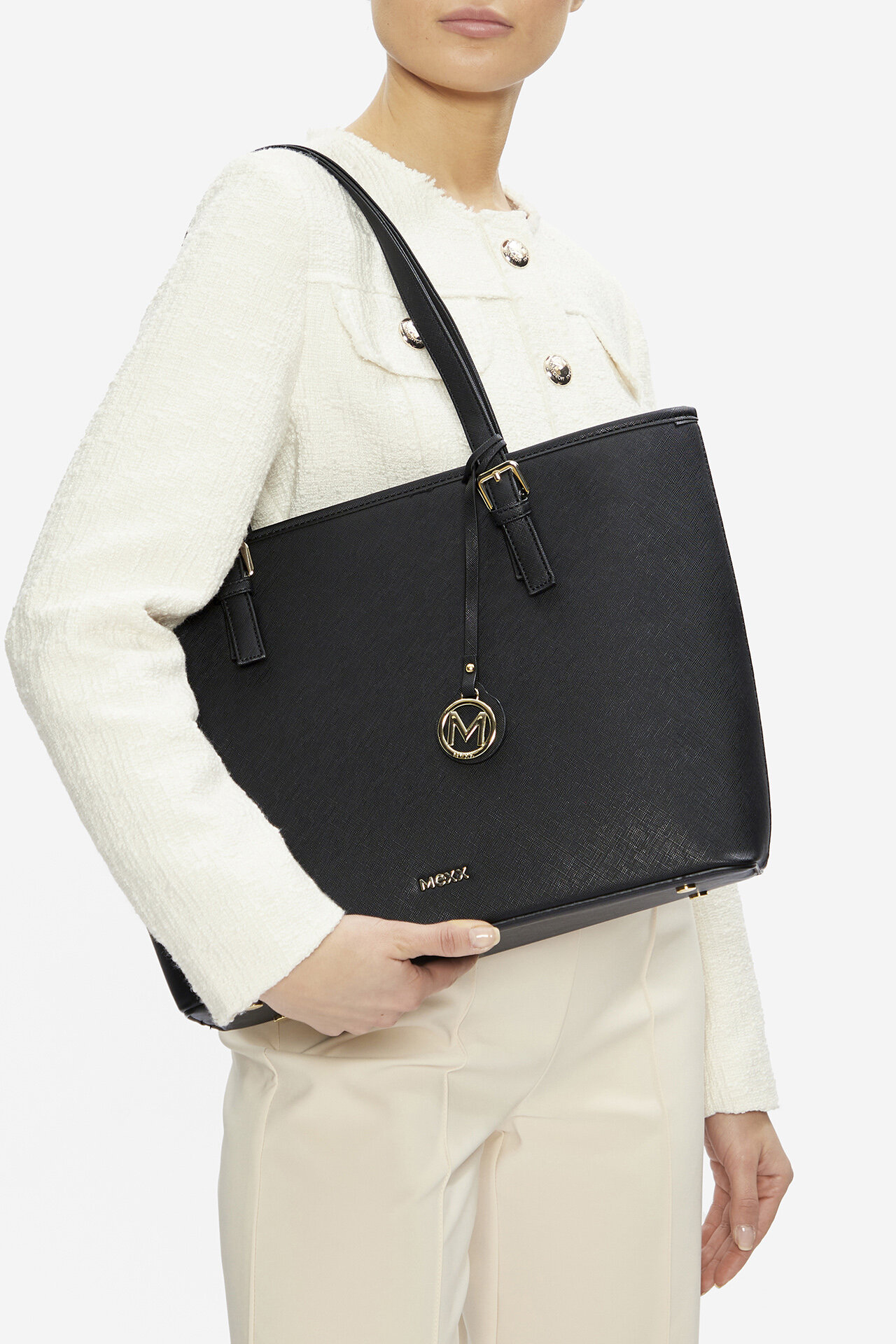 メトシェラ Damska brązowa torebka na ramię Jet Set Michael Kors | Moliera2.com