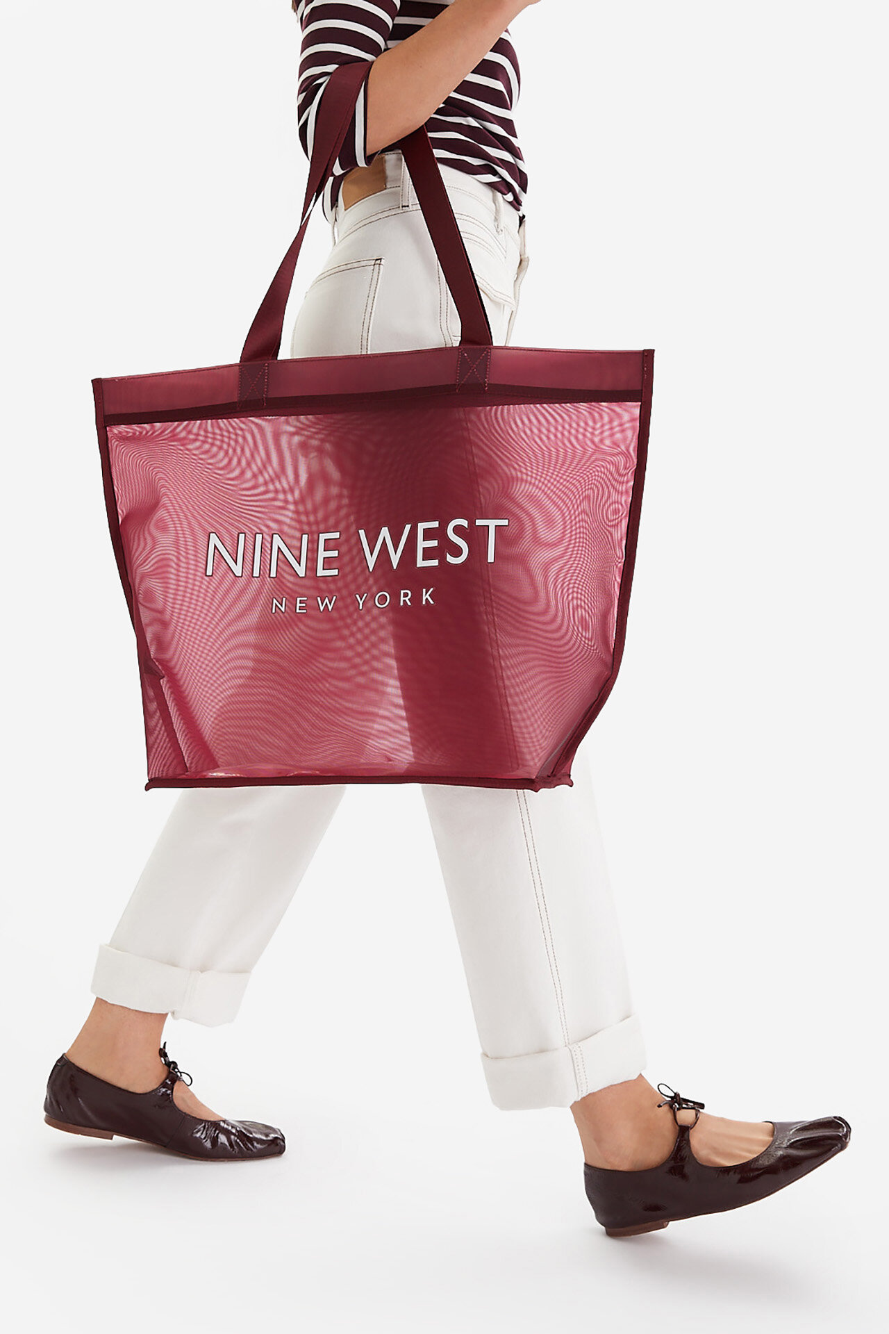 Сумка З Ремінцем NINE WEST CEO-ELOURA-LA374-4074 БОРДОВИЙ - ccc.eu/ua