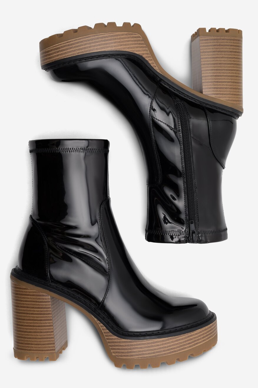 NINE WEST - Botki na słupku - 5905588145189