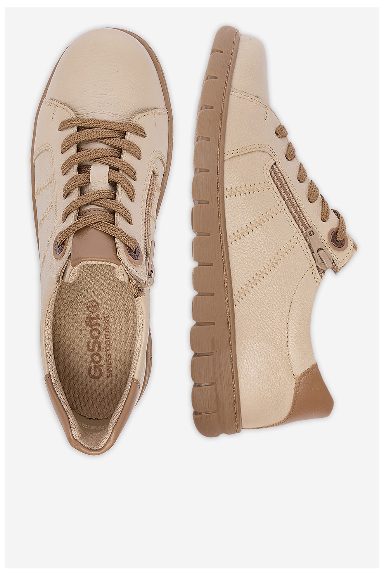 Pantofi casual Go Soft CEO-WI23-GHANA-12 BEJ