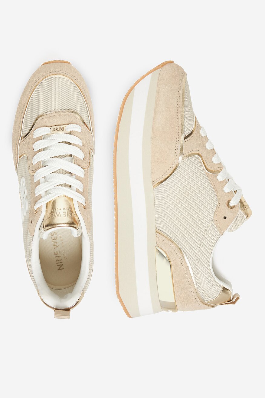 Sneakerși NINE WEST BEJ - 5906751159682
