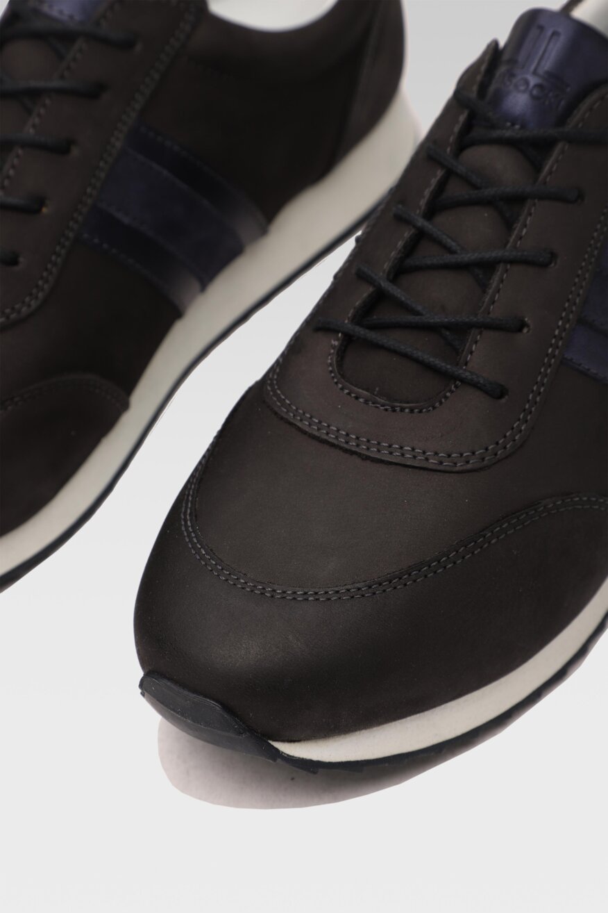 
                Lasocki - Skórzane półbuty granatowe - 5903698555850