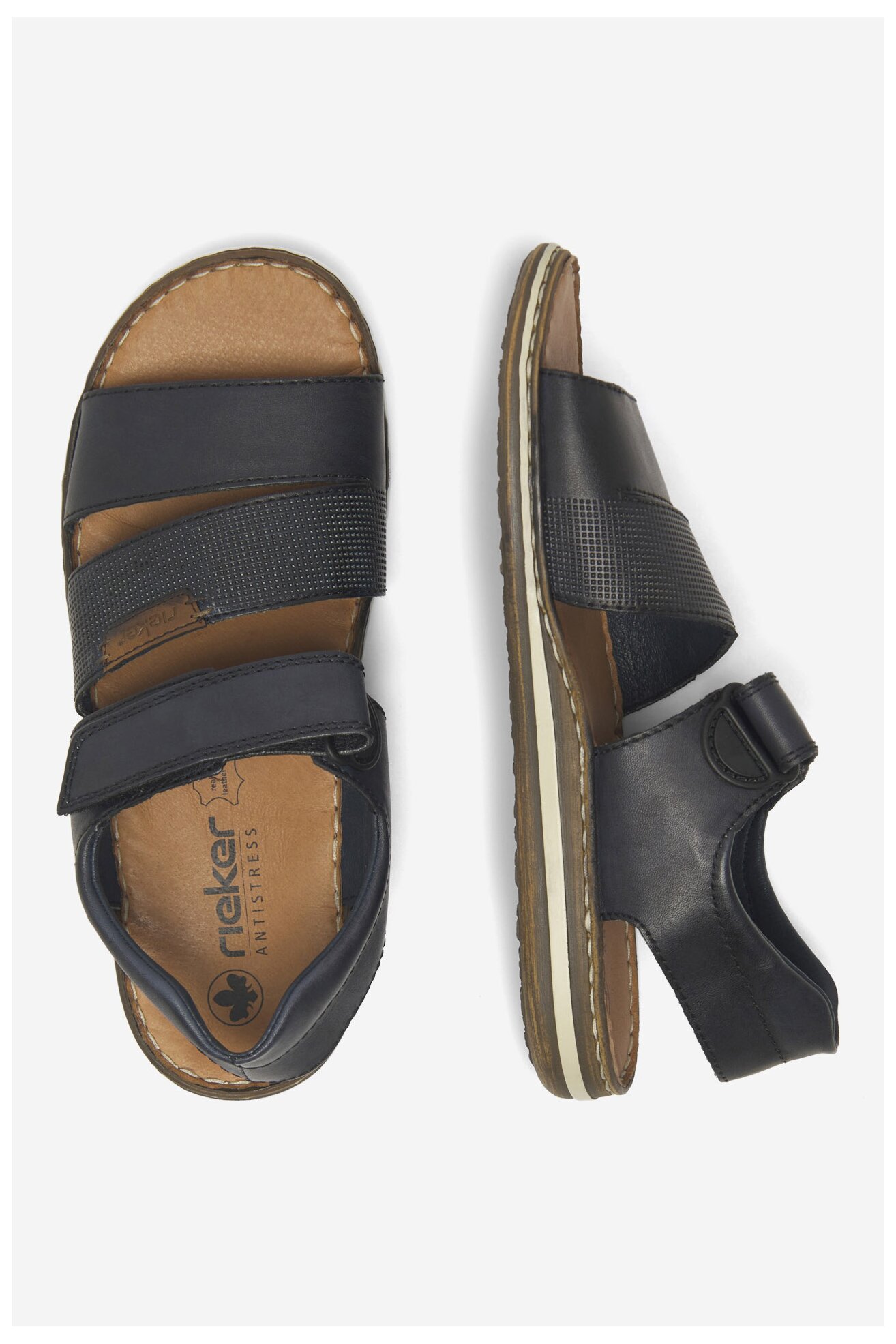 Sandały Rieker 21081-14 Niebieski