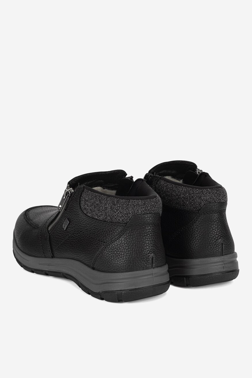 
                Rieker - Botki skórzane ocieplane - 5905588794554