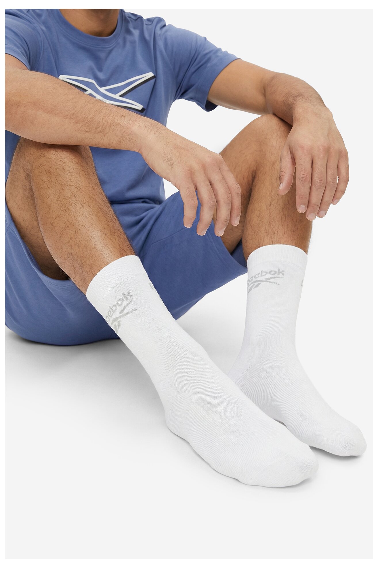 Skarpetki Reebok R0367-SS24 (3-PACK) Biały