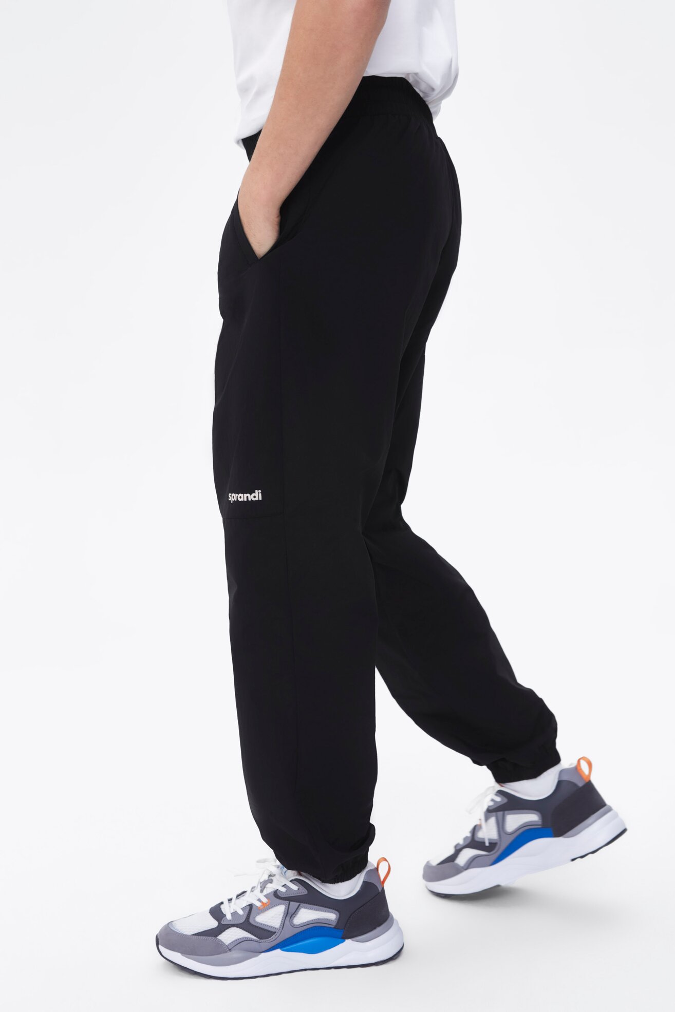 Spodnie joggersy Sprandi SP22-SPM100 Czarny