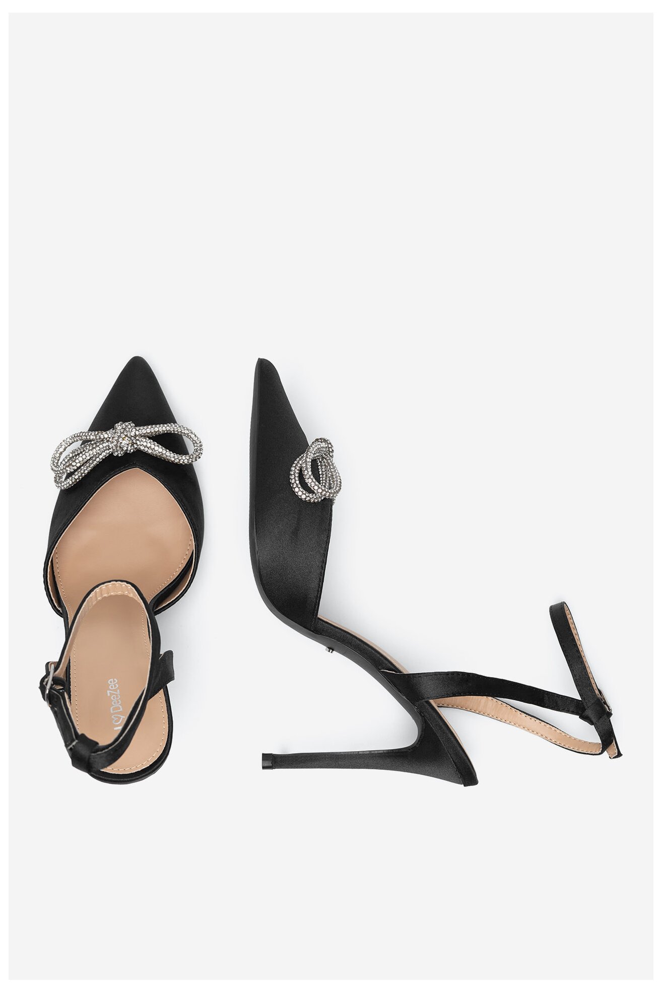 Pantofi cu toc DeeZee F92831-8 NEGRU