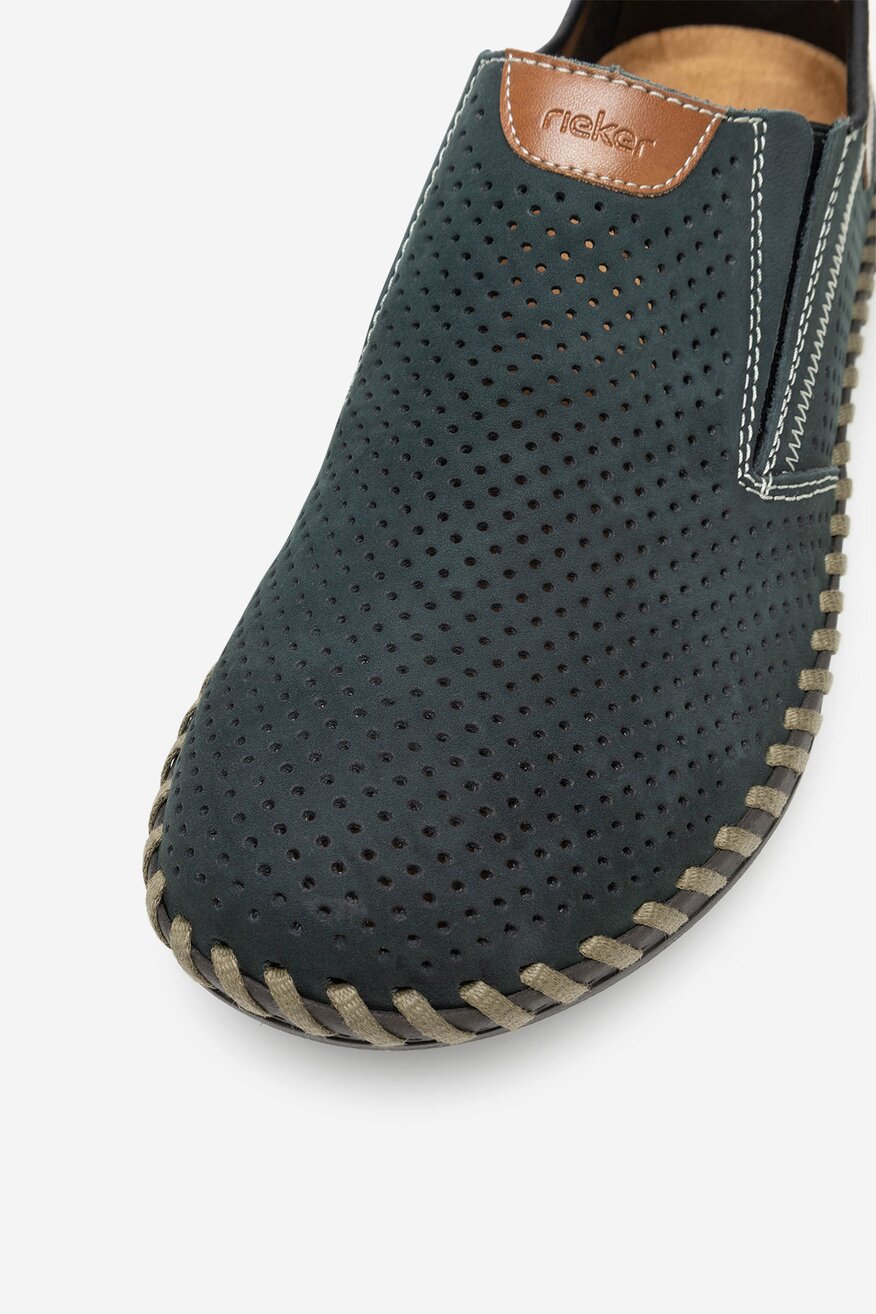 
                Rieker - Półbuty skórzane wsuwane - 2230056167008