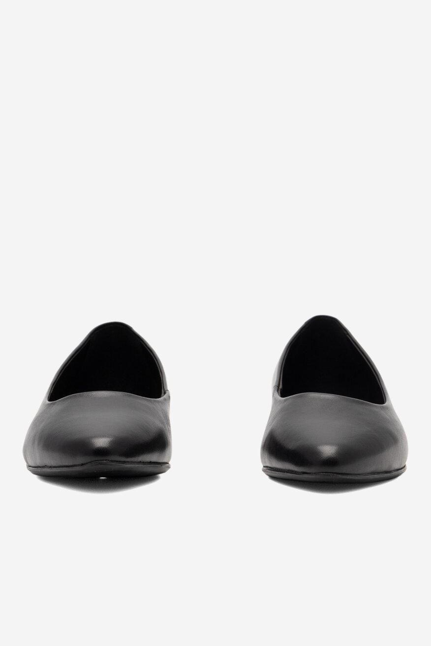 
                Sergio Bardi - Skórzane baleriny - 5904862826455