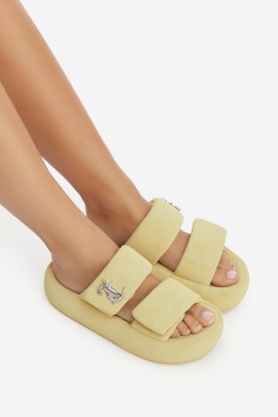 Шльопанець Juicy Couture CEO-WSS21515-06 СВІТЛО-ЖОВТИЙ