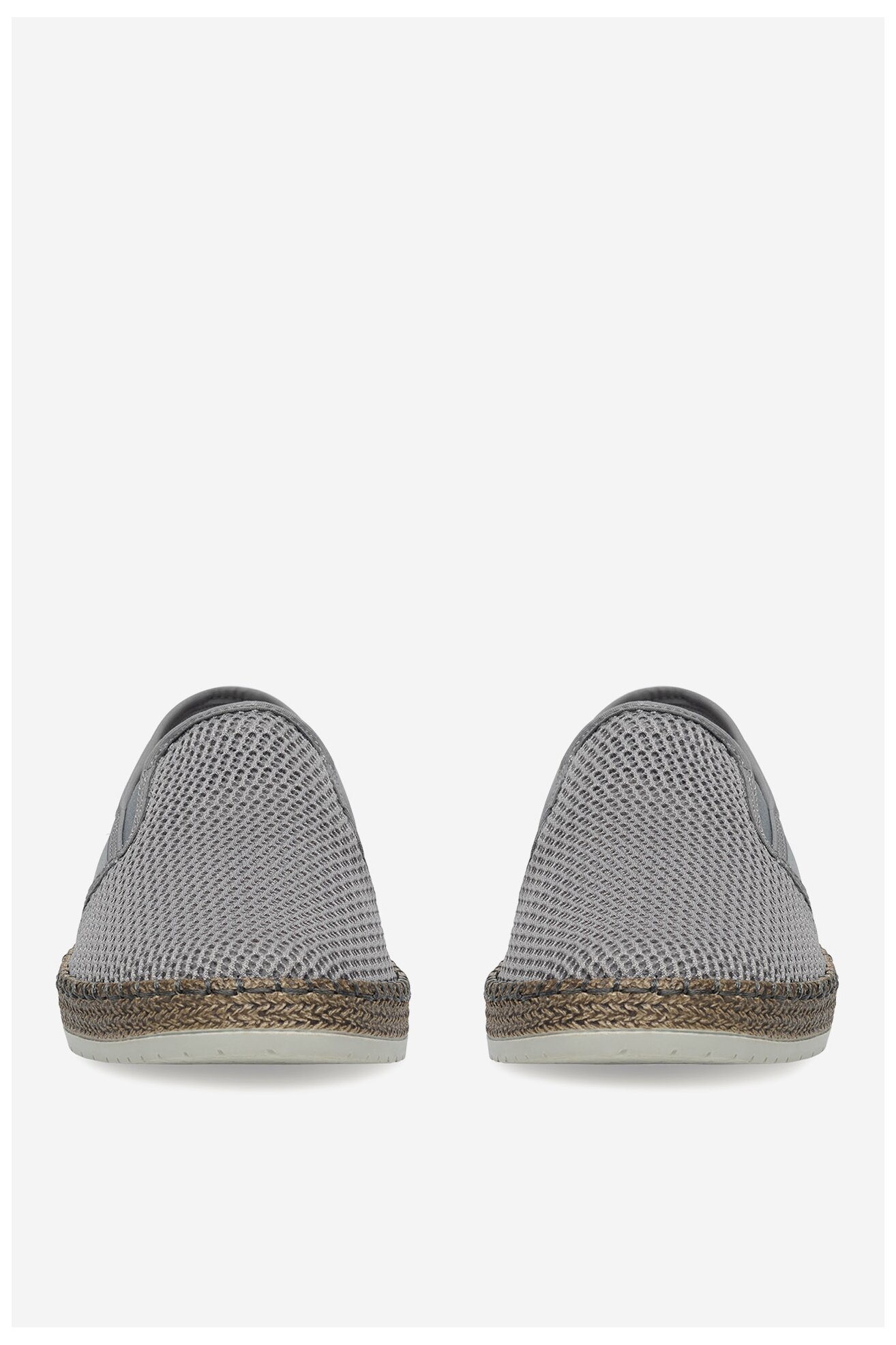 Espadryle Rieker B5265-43 Szary