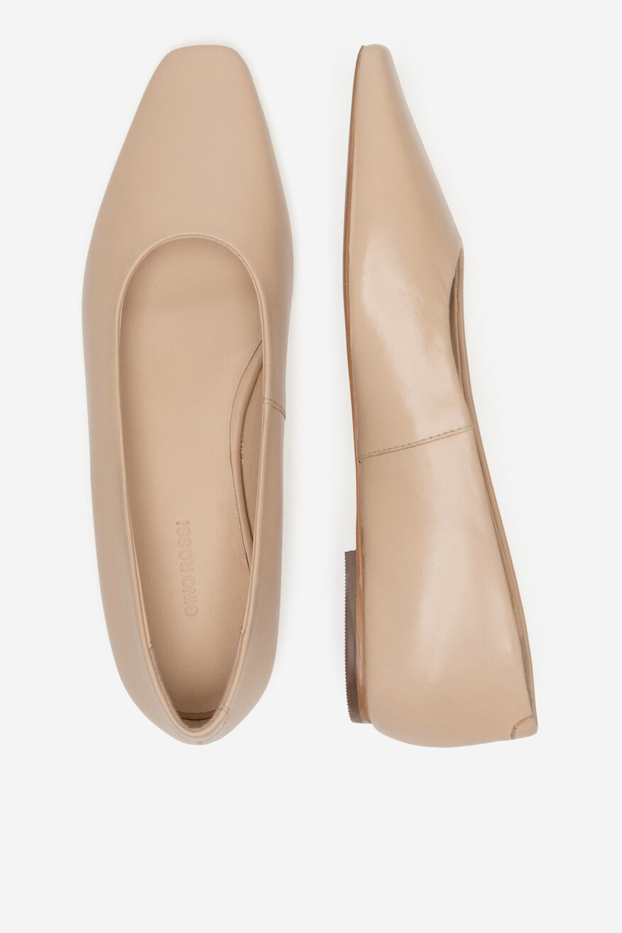 
                Gino Rossi - Baleriny skórzane - 5903698599229