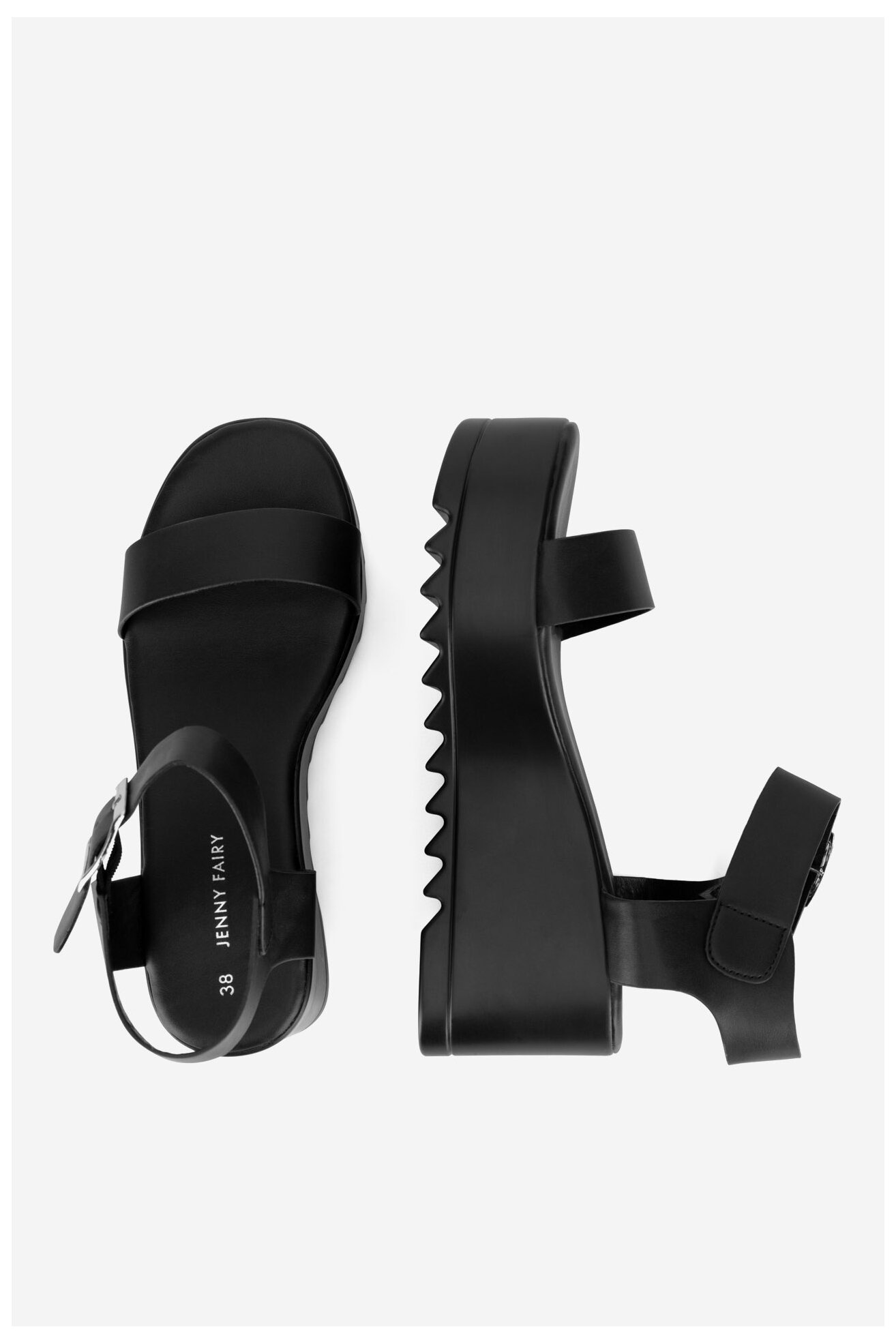 Sandały Jenny WFA1383-1 Czarny