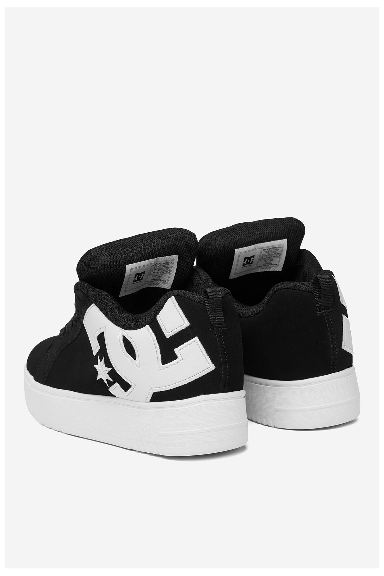 Кросівки спортивні DC Shoes EO-COURT GRAFFIK PLATFORM DC02422004 ЧОРНИЙ