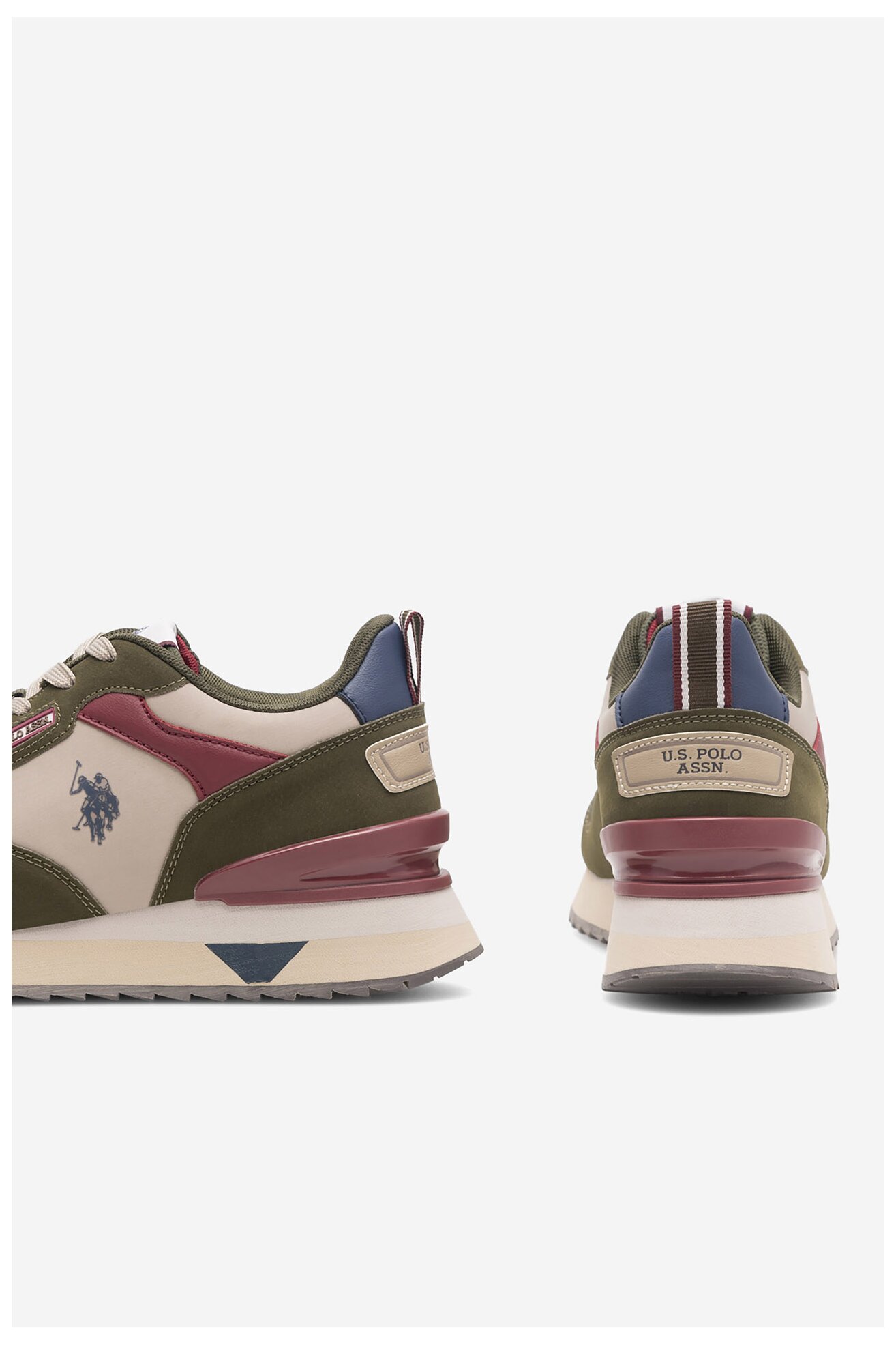 Сникърси U.S. POLO ASSN. BUZZY001M/CNU1 МАСЛИНЕН