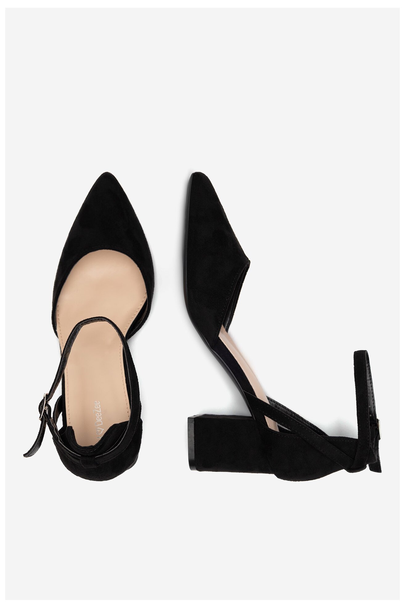 Елегантни обувки DeeZee WSS20968-02 ЧЕРЕН