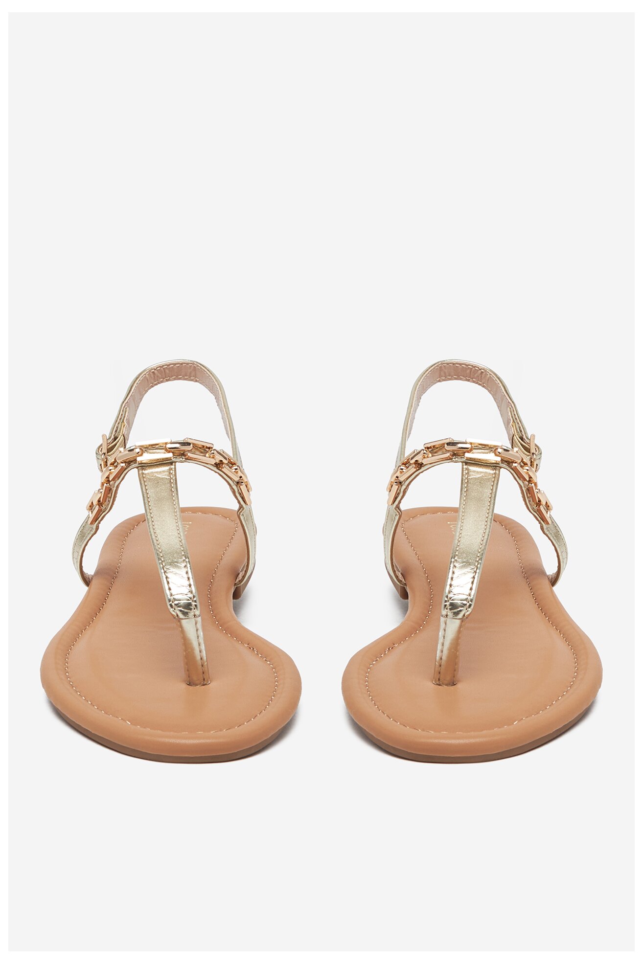 Sandały DeeZee E2141-1 Złoty