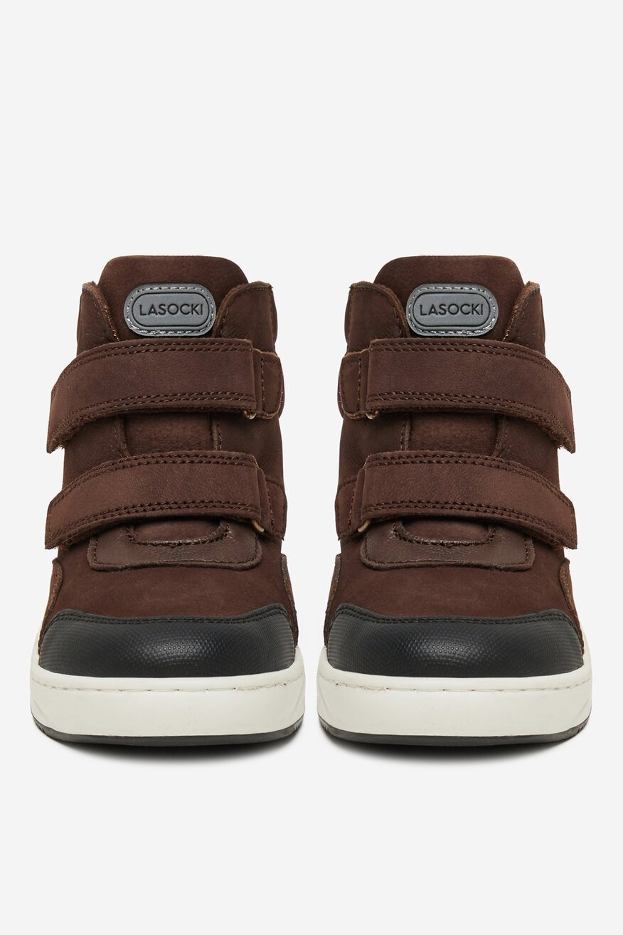 Šněrovací vyšší obuv Lasocki Kids HNĚDÁ - 5906751199985