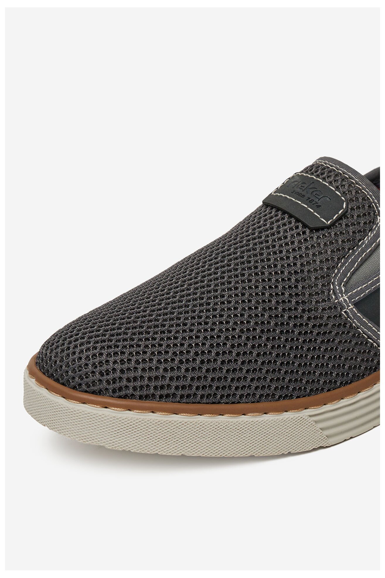 Trampki Rieker B2267-45 Szary