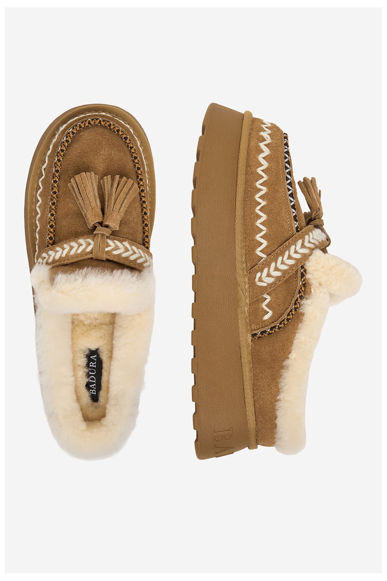 Papuci de casă Badura EO-CRYSTAL-TS6291 CREM