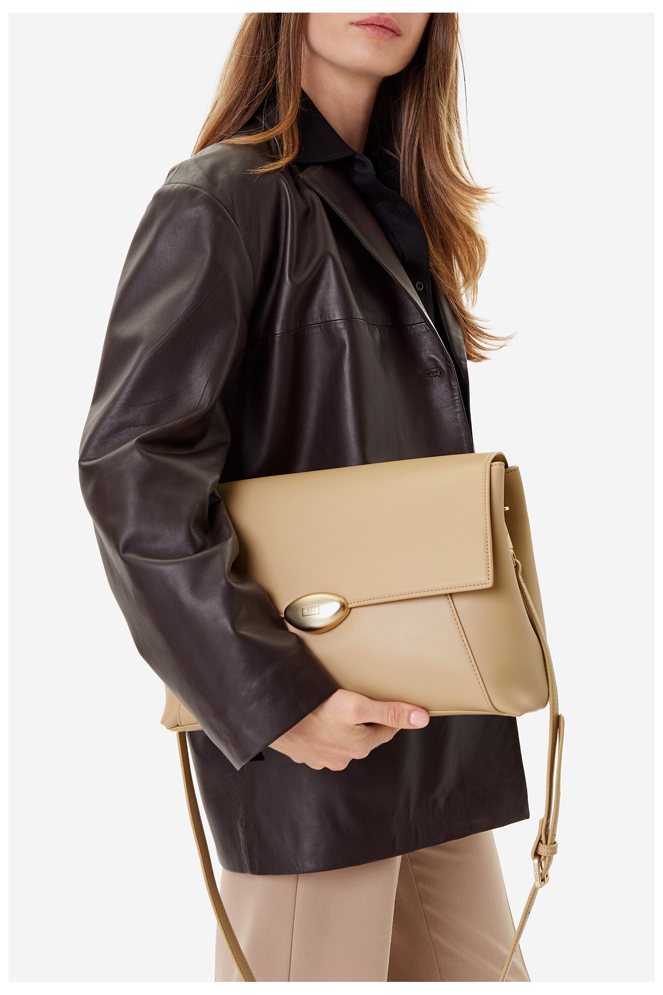 Geantă de mână Gino Rossi CEO-PEARL-LX1050 BEJ