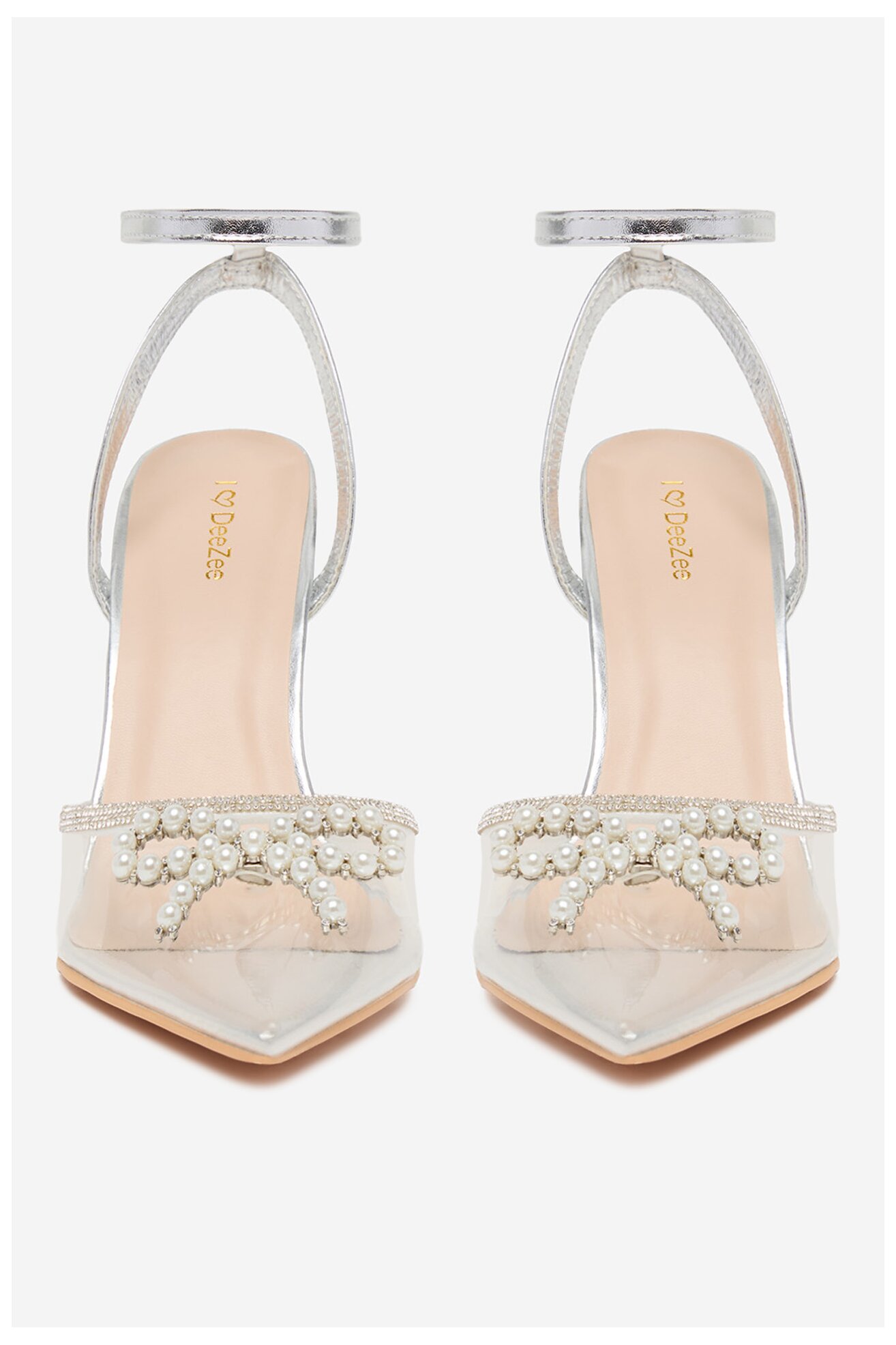 Pantofi cu toc DeeZee LIA SILVER RU ARGINTIU