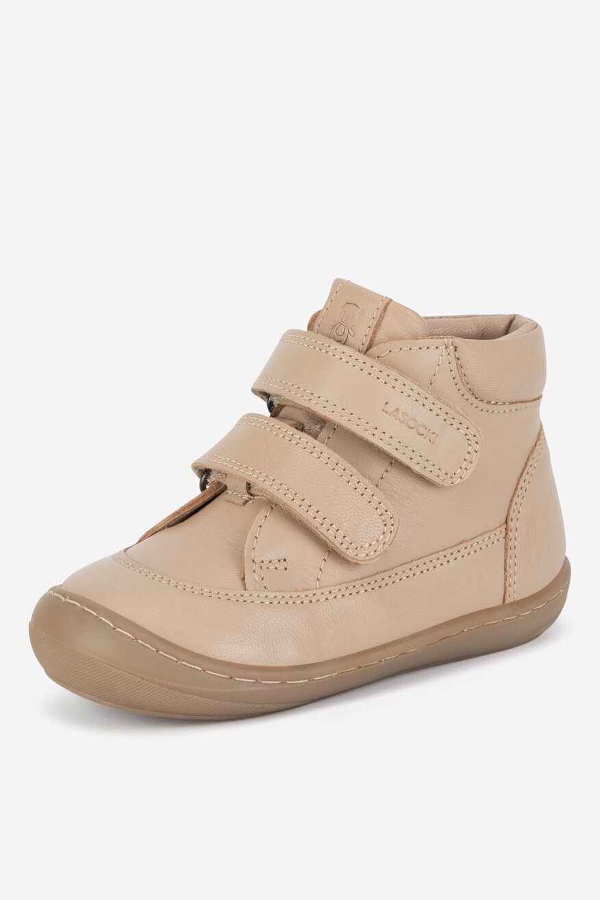 Šněrovací vyšší obuv Lasocki Kids BÉŽOVÁ - 5905588744733