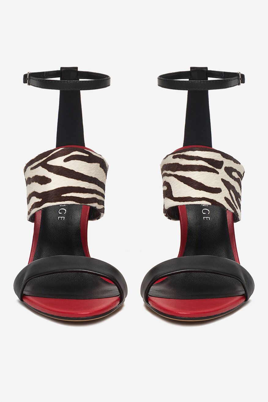 
                EVA MINGE - Sandały skórzane - 5906751814406