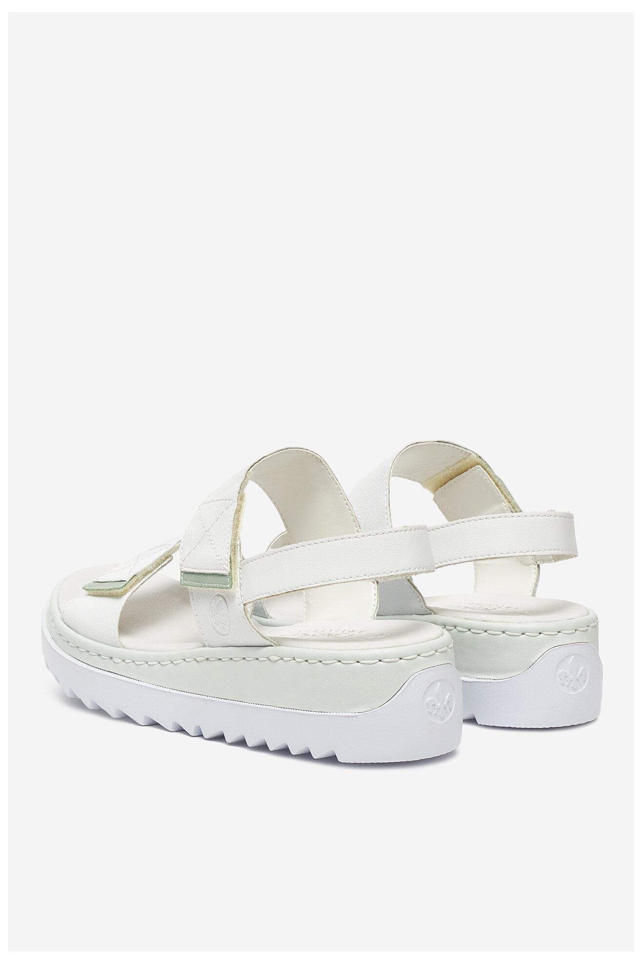 Szandál Rieker V4475-80 FEHÉR