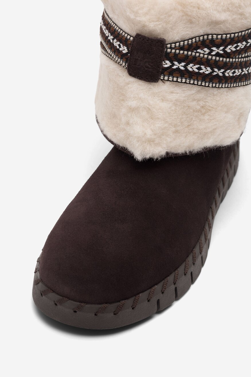 
                MUK LUKS - Skórzane botki - 2230034234678