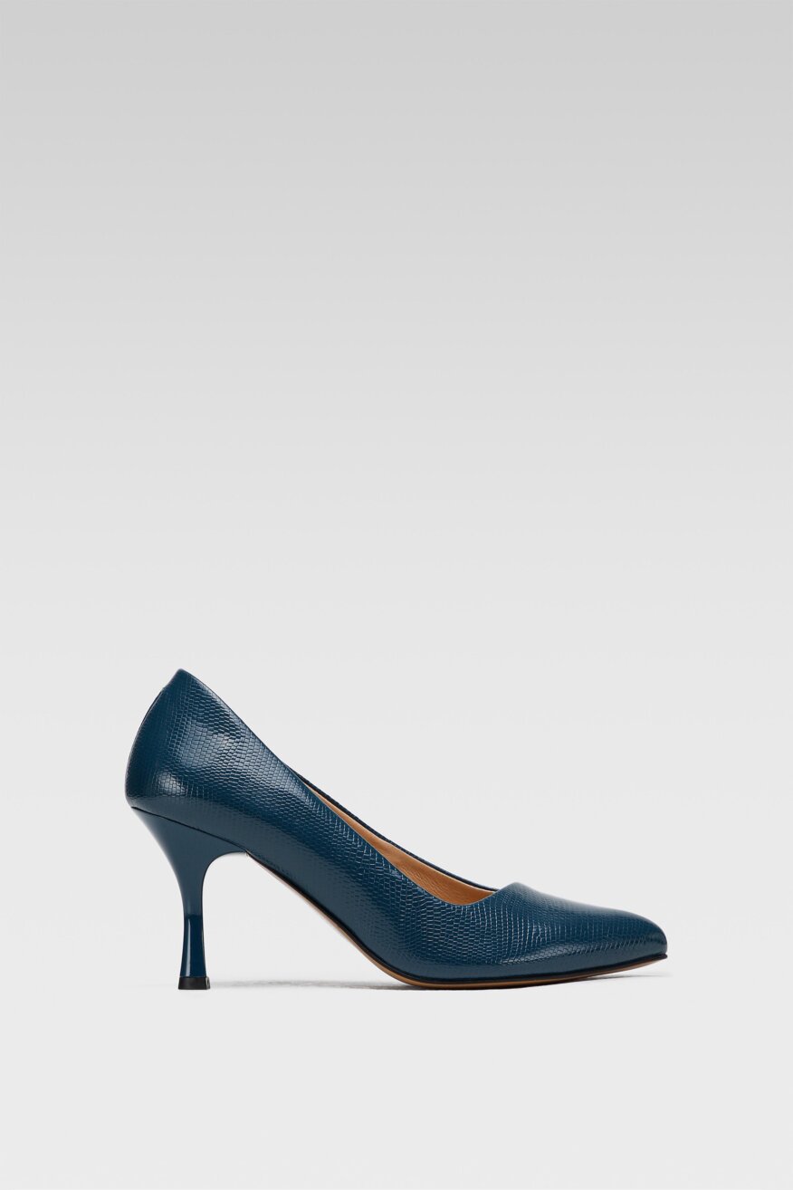 
                Lasocki - Skórzane czółenka na obcasie - 5903698857916