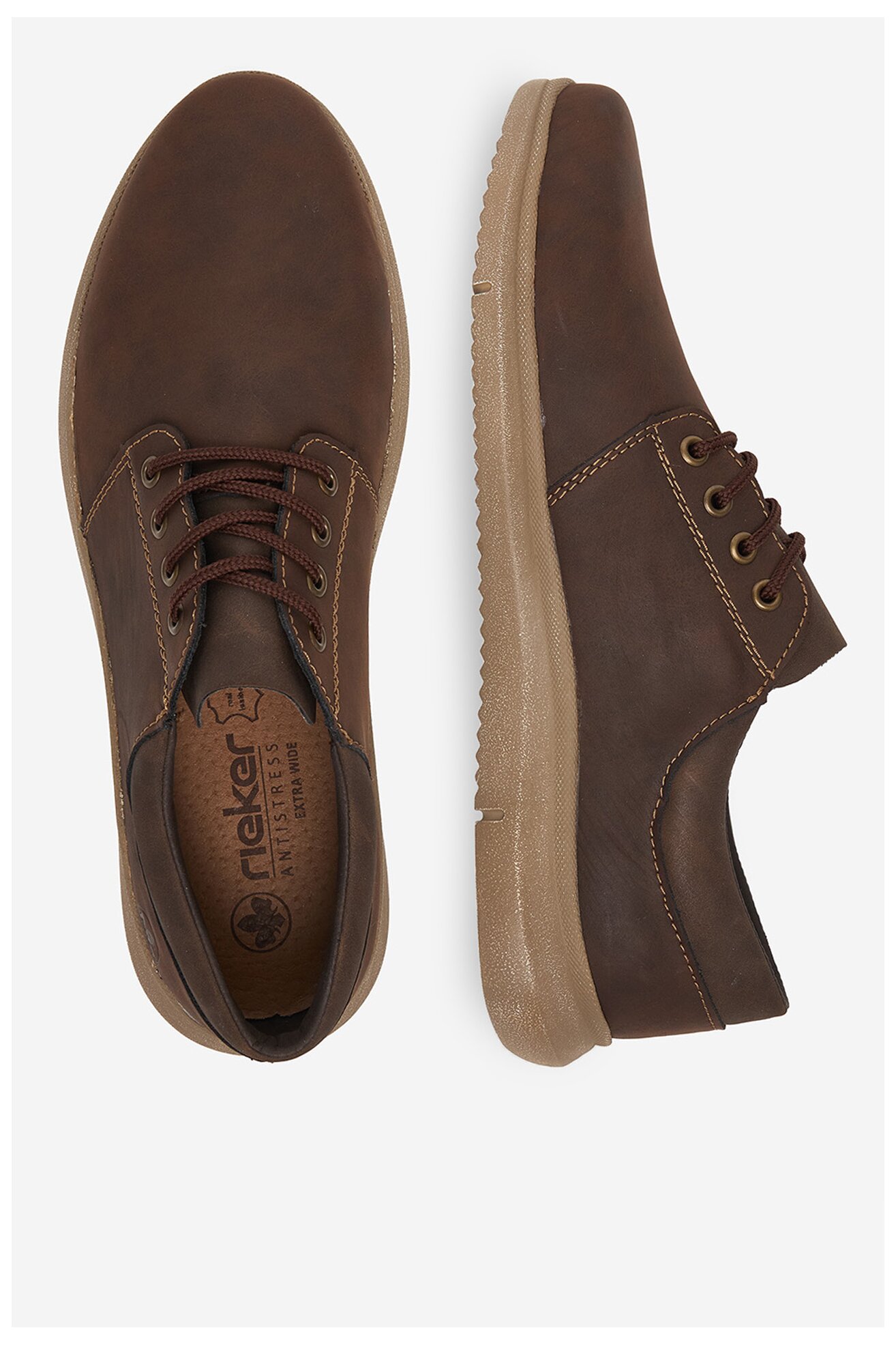 Половинки обувки Rieker CEO-10424-22 КАФЯВ