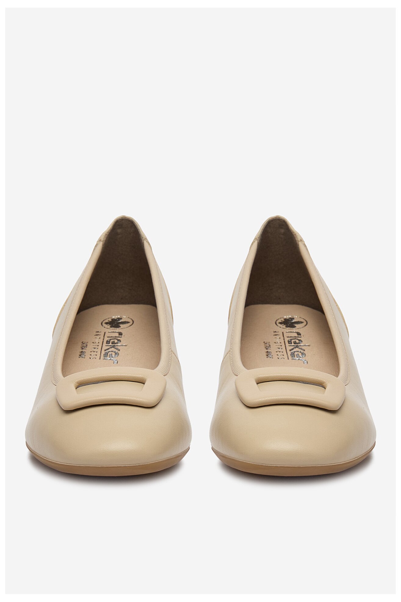 Czółenka Rieker CEO-43453-62 Beżowy