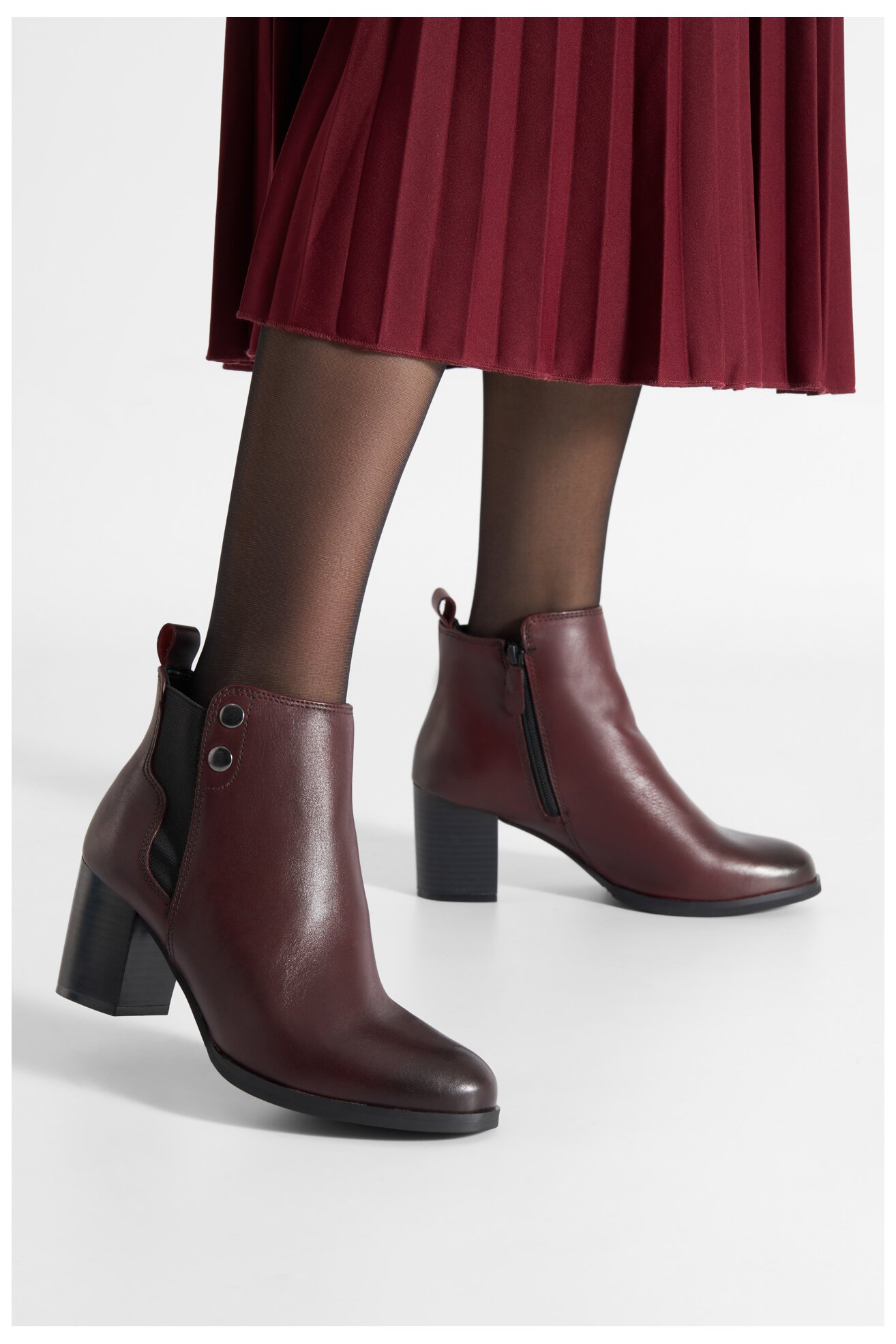 Botki Lasocki WB-BOUVIER-AW22-51 Bordowy