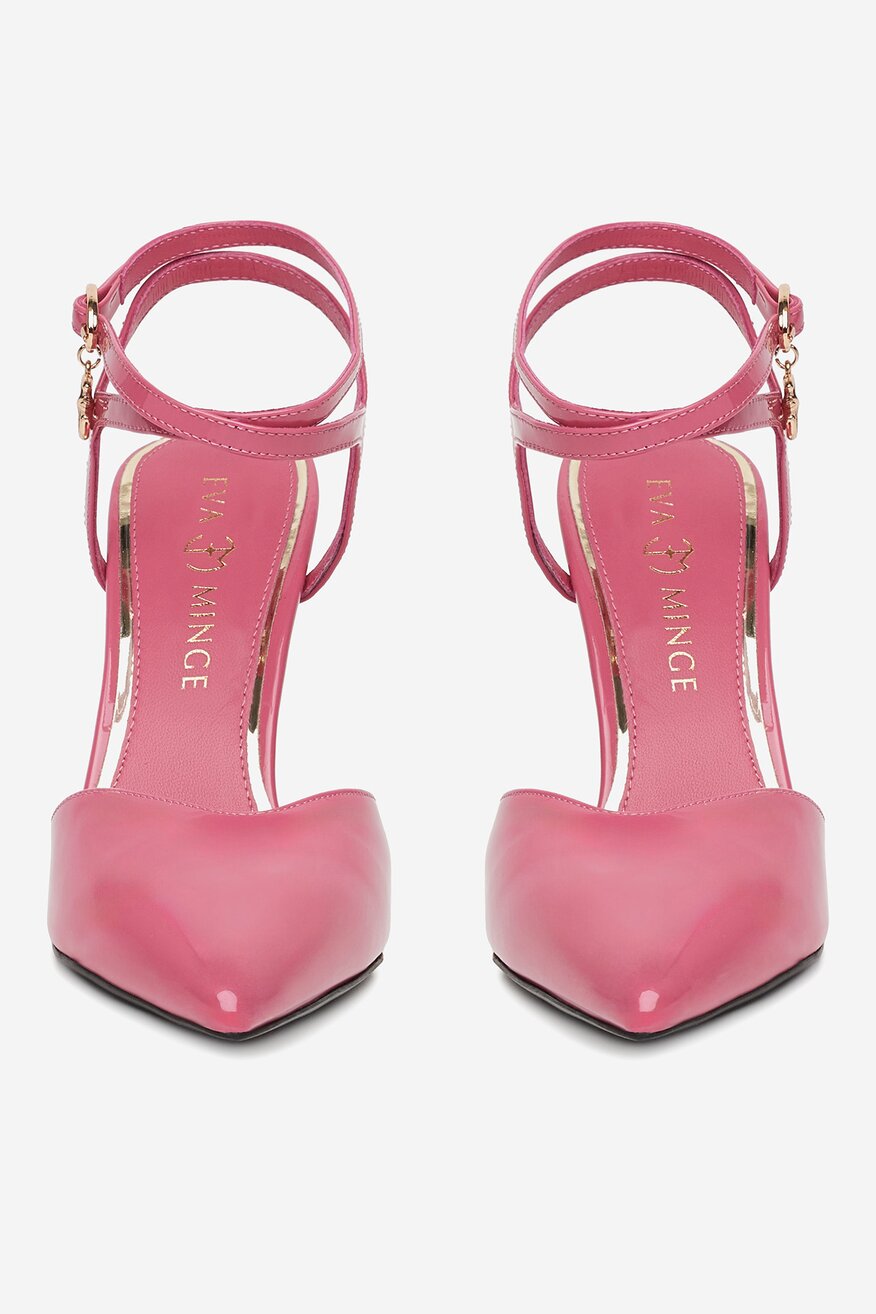 Pantofi cu toc EVA MINGE ROZ ÎNCHIS - 5903698295275