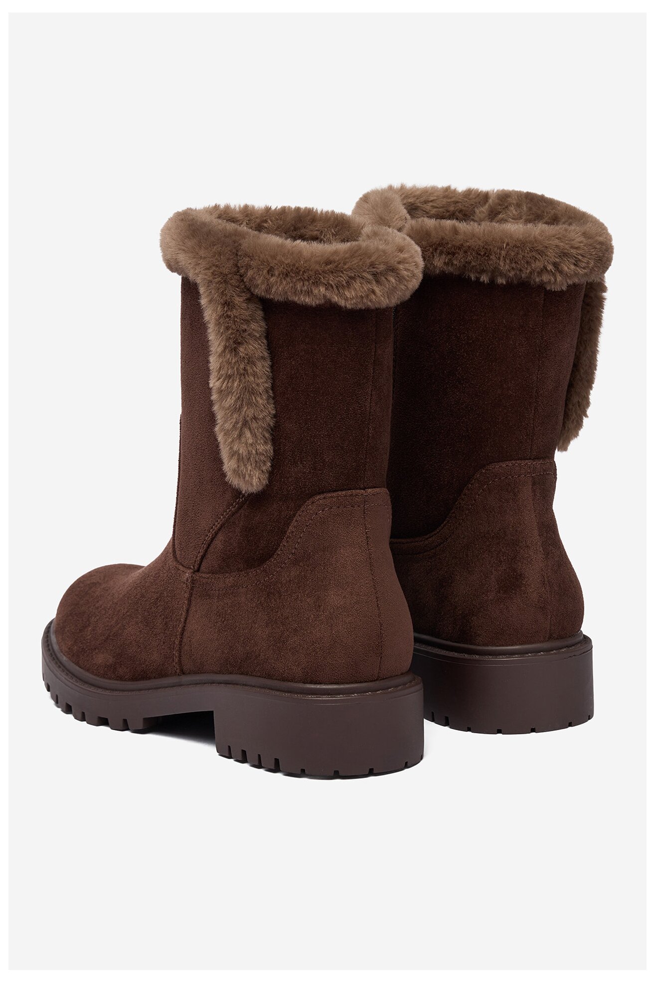 Botki Clara Barson CEO-HY90165-8 Brązowy