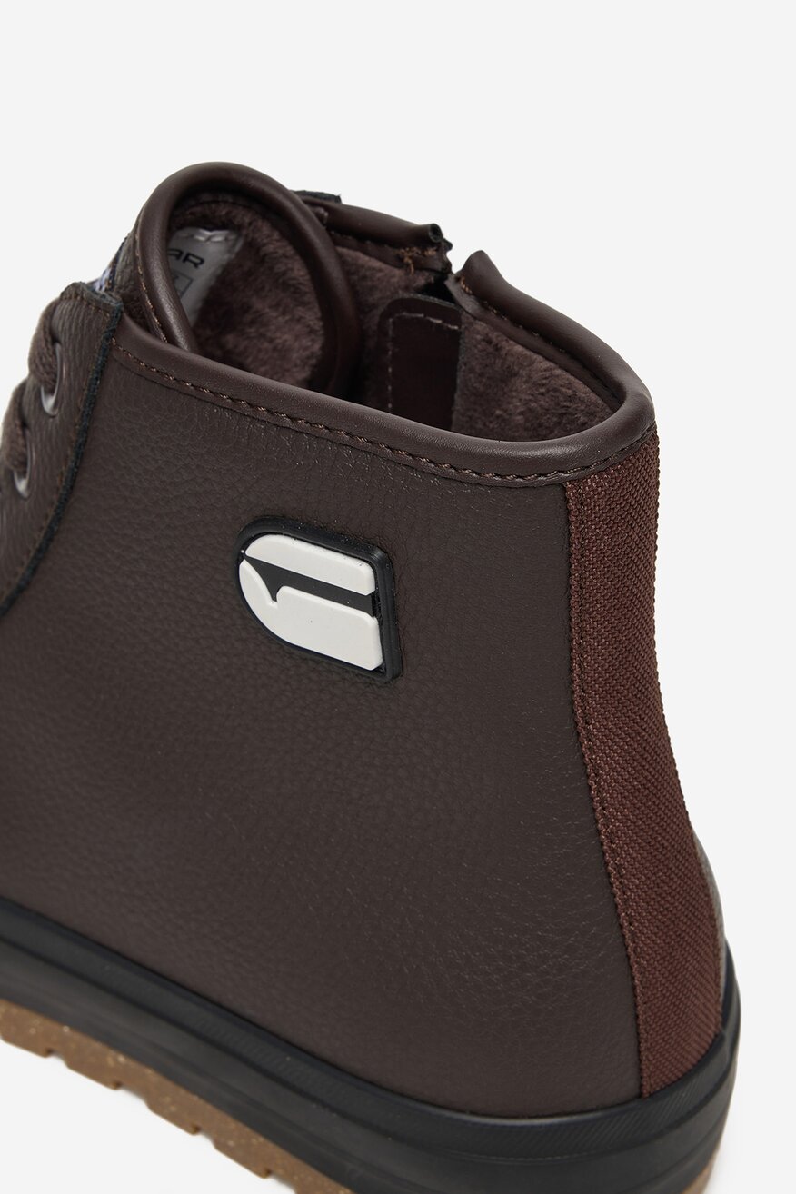 G-STAR RAW - Trampki skórzane ocieplane - 5906751364987