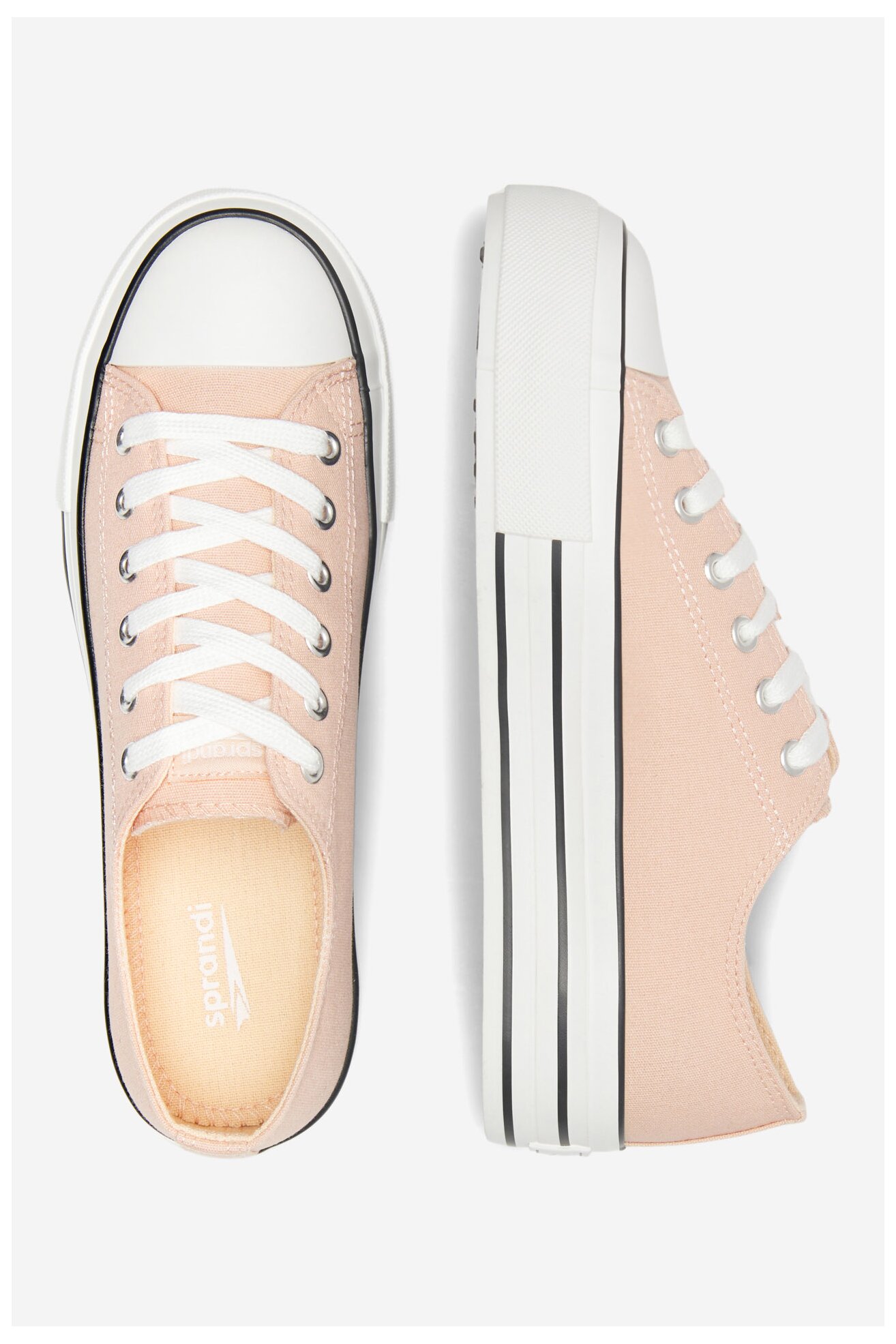 Plátěná obuv Sprandi LEA-RA003 ORANŽOVÁ