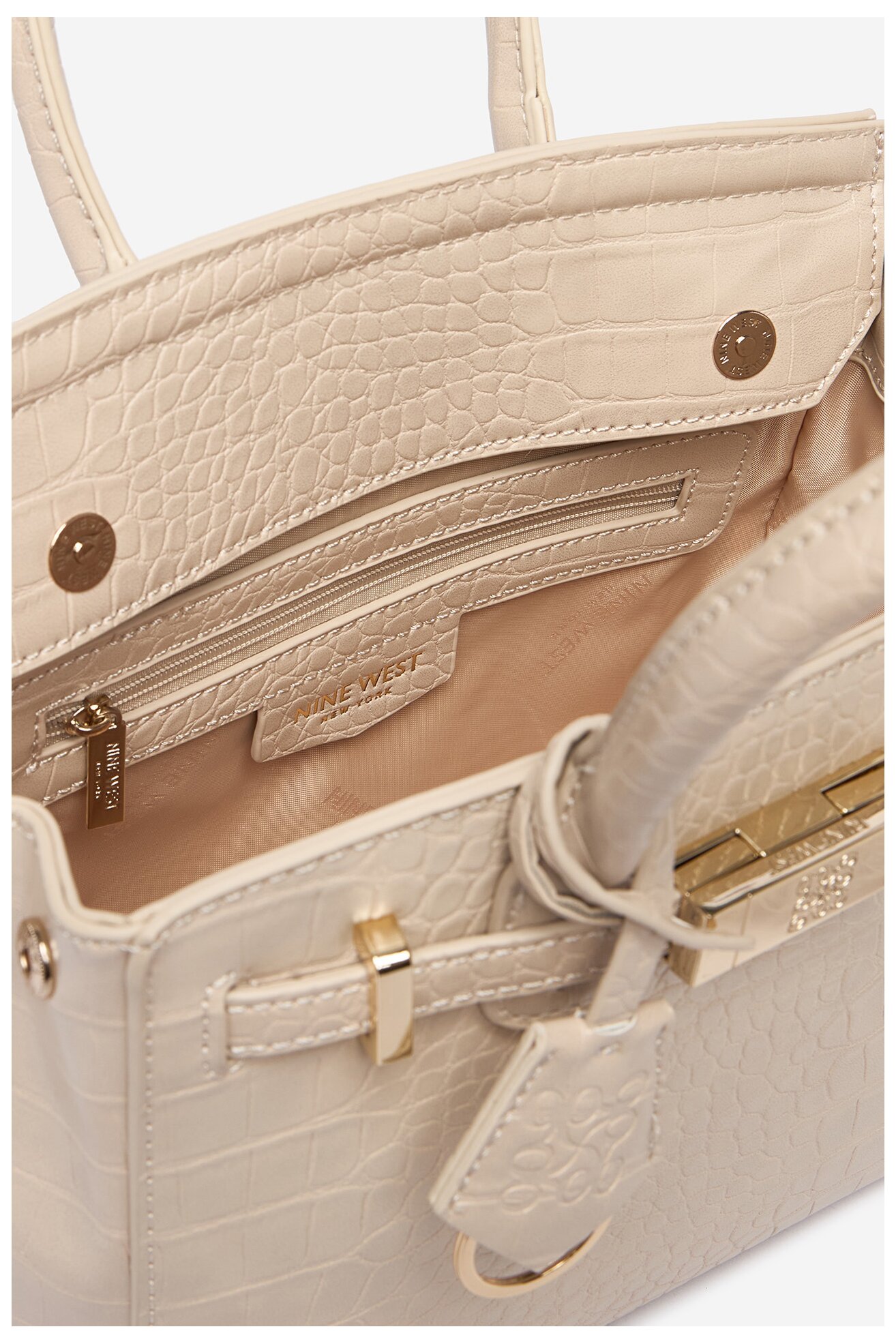 Kézitáska NINE WEST CEO-LEXA-LDA8378 CSONTSZÍNŰ