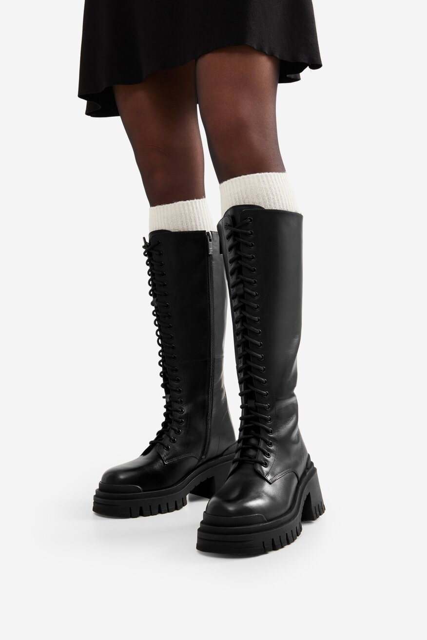 Badura - Kozaki skórzane - 5905588815327