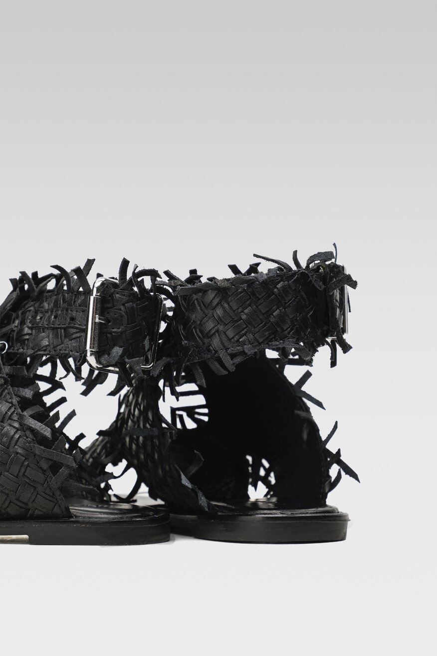 Inuovo - Skórzane sandały boho - 5904248728045