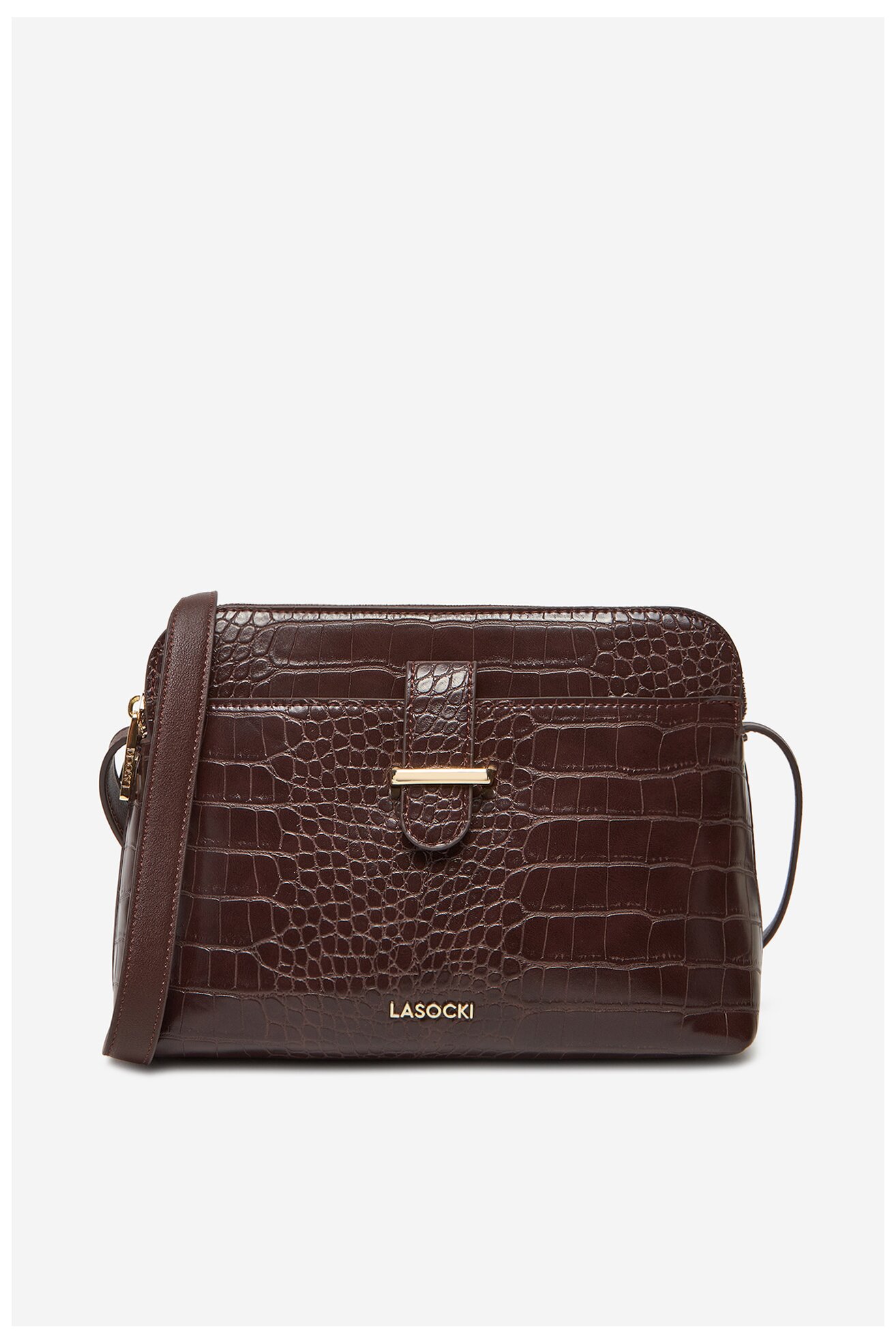 Geantă de mână Lasocki C-LSK-H-001-08 MARO ÎNCHIS